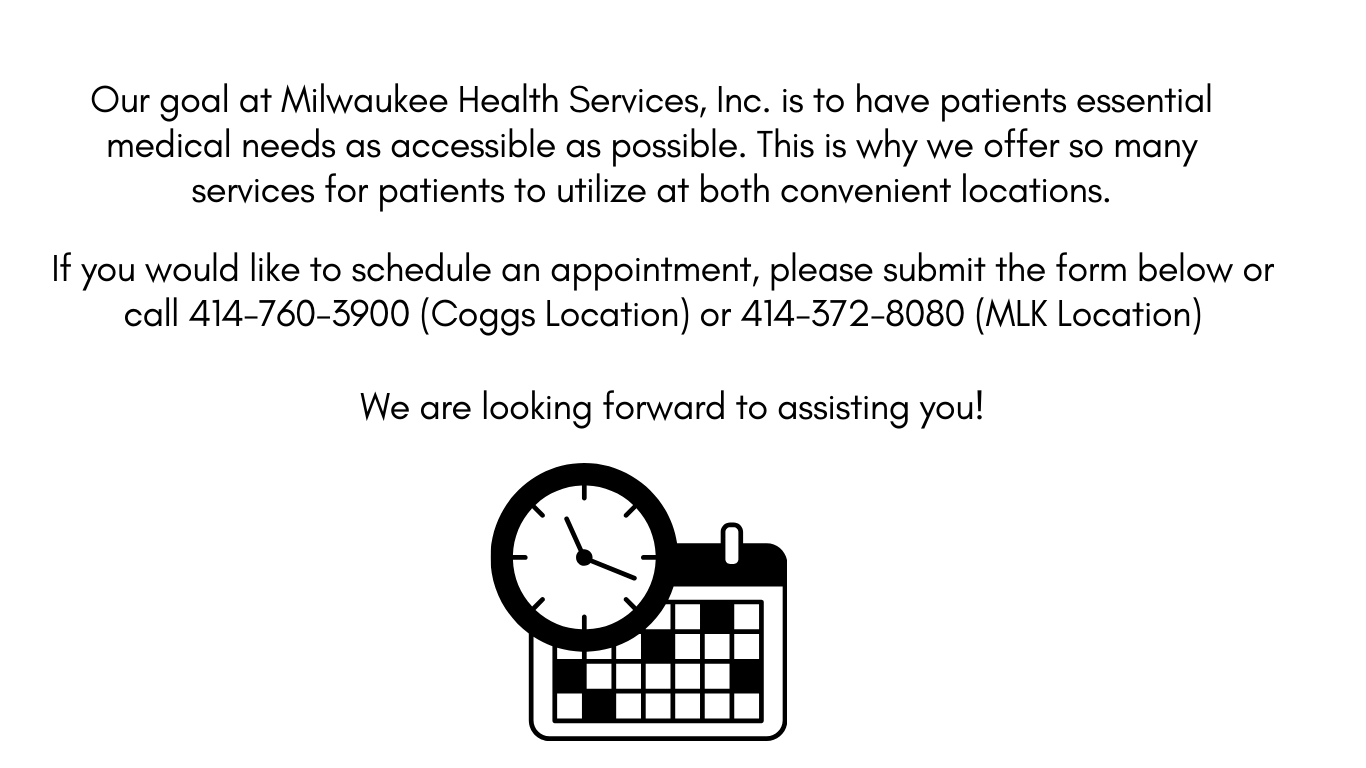 appointment scheduling information